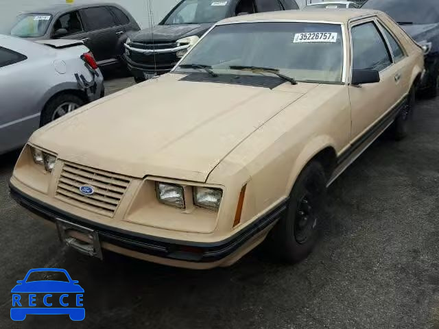 1984 FORD MUSTANG L 1FABP28A5EF202162 image 1