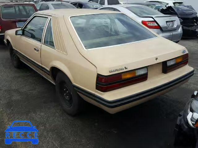 1984 FORD MUSTANG L 1FABP28A5EF202162 image 2