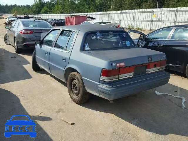 1990 PLYMOUTH ACCLAIM 1P3XA46K5LF841096 зображення 2