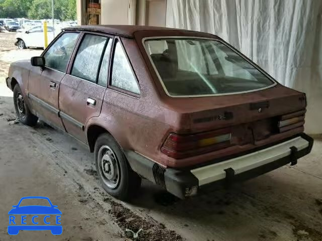 1987 FORD ESCORT GL 1FAPP2590HW265786 зображення 2