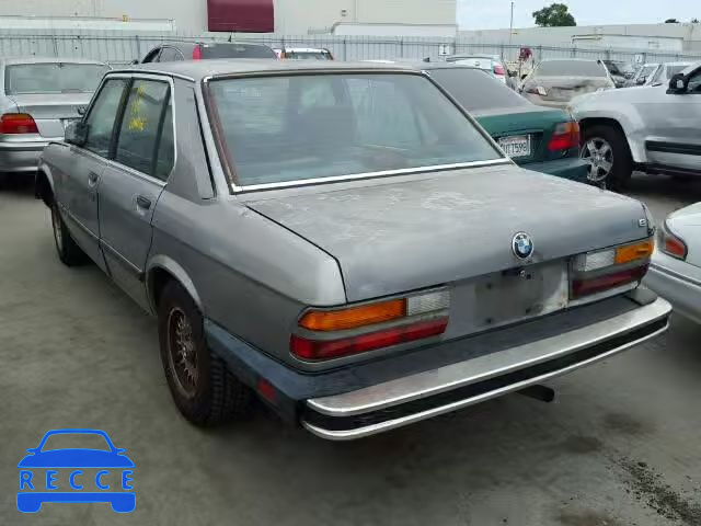 1988 BMW 528E AUTOMATIC WBADK8307J9885698 image 2