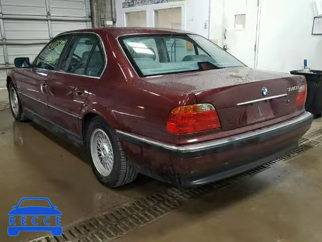 1999 BMW 740I AUTOMATIC WBAGG8331XDN73987 зображення 2