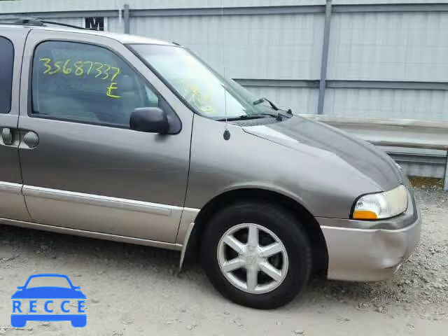 2001 NISSAN QUEST GLE 4N2ZN17TX1D804960 Bild 8
