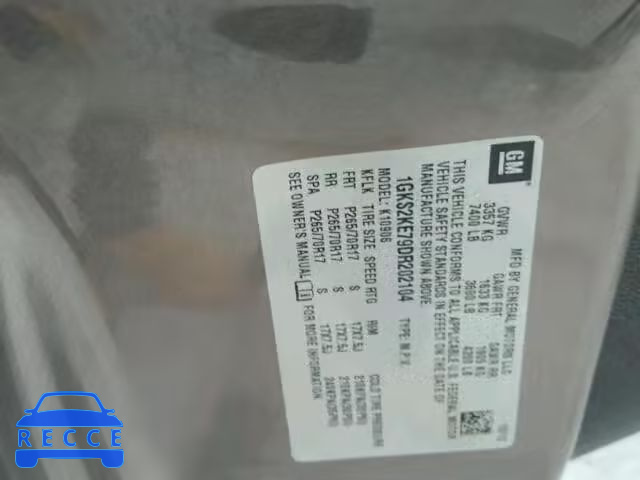 2013 GMC YUKON XL K 1GKS2KE79DR202104 зображення 9
