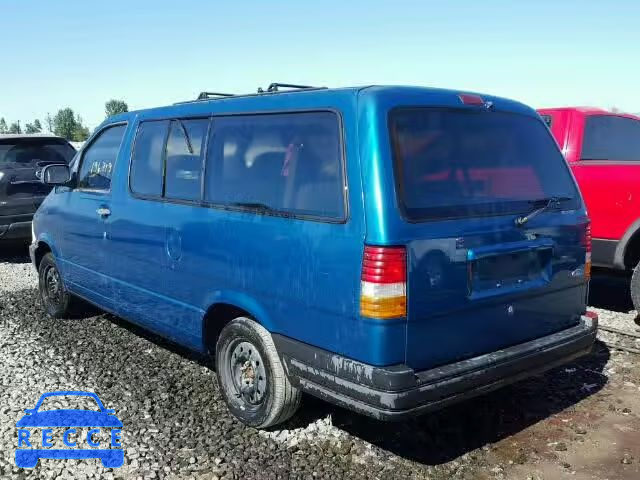 1994 FORD AEROSTAR 1FMDA41X6RZA00073 зображення 2