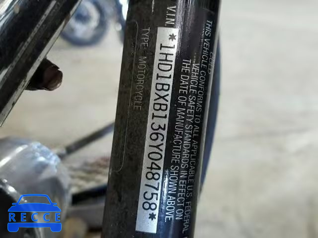2006 HARLEY-DAVIDSON FLSTFI 1HD1BXB136Y048758 зображення 9