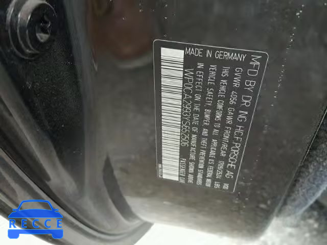 2000 PORSCHE 911 CARRER WP0CA2993YS652506 image 9