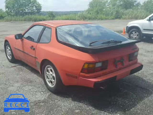 1989 PORSCHE 944 WP0AA0941KN450978 image 2