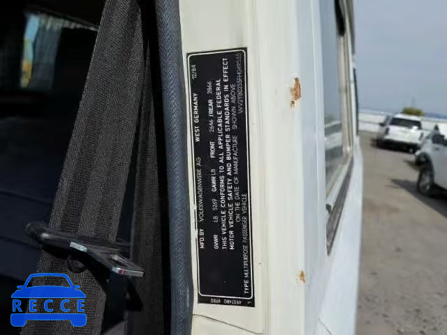 1985 VOLKSWAGEN VANAGON BU WV2YB0255FH049535 зображення 9