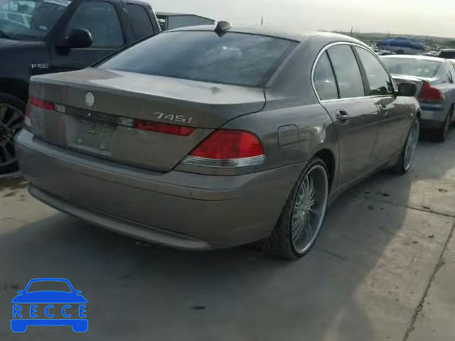 2003 BMW 745I WBAGL63433DP67889 image 3