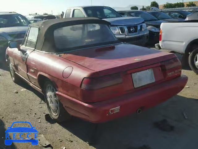 1992 ALFA ROMEO SPIDER VEL ZARBB32N9N7005165 image 2