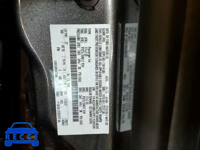 2015 FORD C-MAX SEL 1FADP5BUXFL125028 image 9