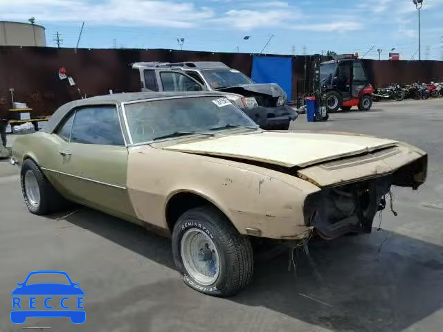 1968 CHEVROLET CAMARO 123378L348576 image 0