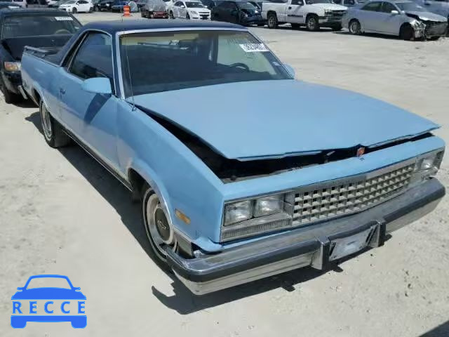 1986 CHEVROLET EL CAMINO 3GCCW80H3GS903309 зображення 0