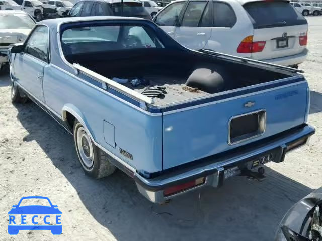 1986 CHEVROLET EL CAMINO 3GCCW80H3GS903309 зображення 2