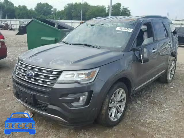 2017 FORD EXPLORER L 1FM5K8F84HGB83607 image 1