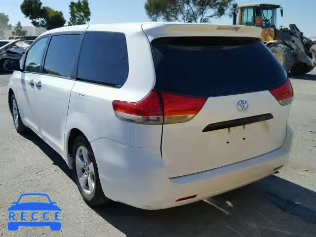 2014 TOYOTA SIENNA 5TDZK3DC9ES436969 image 2