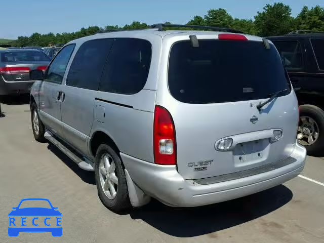 2001 NISSAN QUEST GLE 4N2ZN17T31D816576 image 2