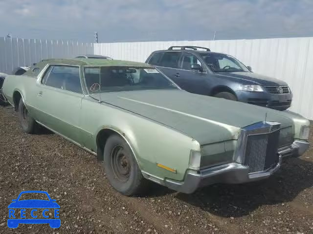 1972 LINCOLN CONTINENTL 2Y89A876012 зображення 0