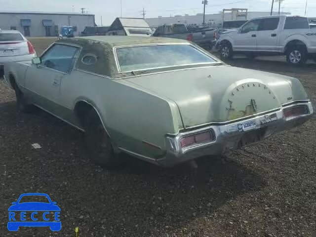 1972 LINCOLN CONTINENTL 2Y89A876012 image 2