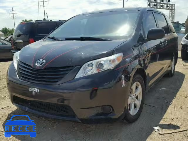 2011 TOYOTA SIENNA 5TDZK3DC7BS166376 image 1