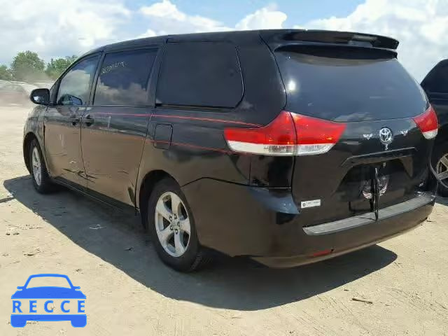 2011 TOYOTA SIENNA 5TDZK3DC7BS166376 image 2