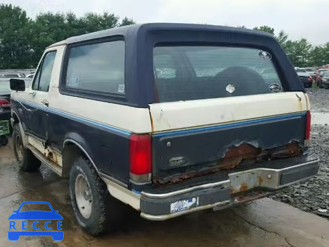 1987 FORD BRONCO 1FMDU15Y5HLA57035 image 2