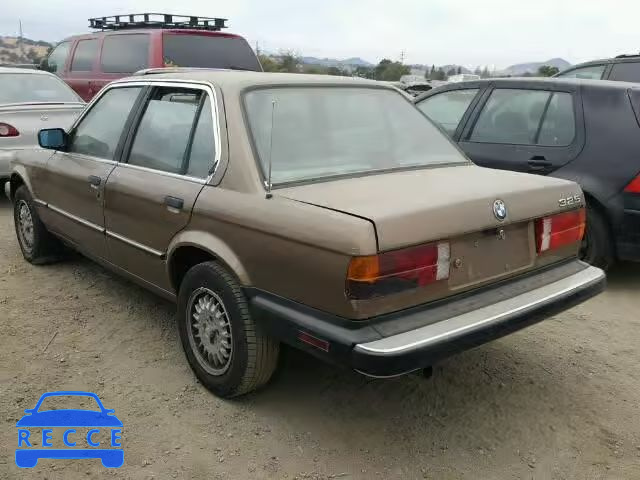 1986 BMW 325E WBAAE5405G1690360 image 2