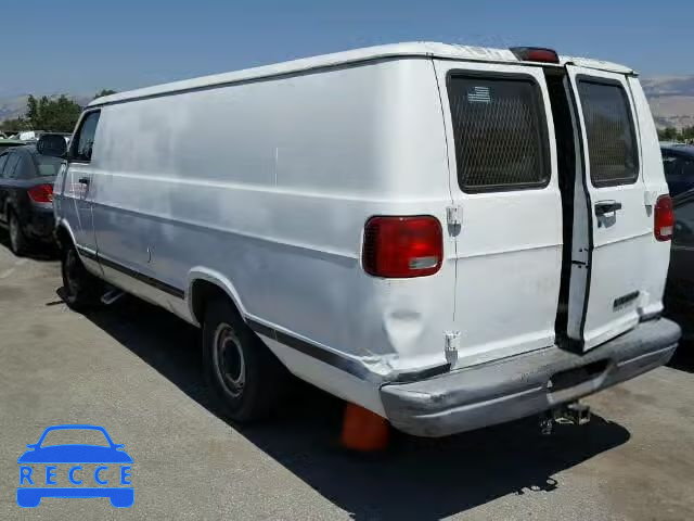 1998 DODGE RAM VAN B3 2B7KB31Z8WK145005 image 2