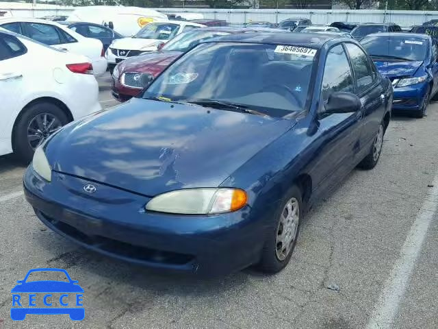 1998 HYUNDAI ELANTRA KMHJF24M1WU683707 image 1