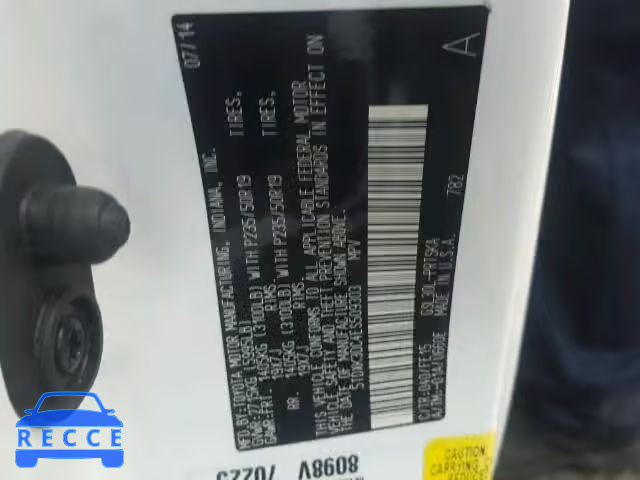 2014 TOYOTA SIENNA SPORT 5TDXK3DC4ES509303 image 9