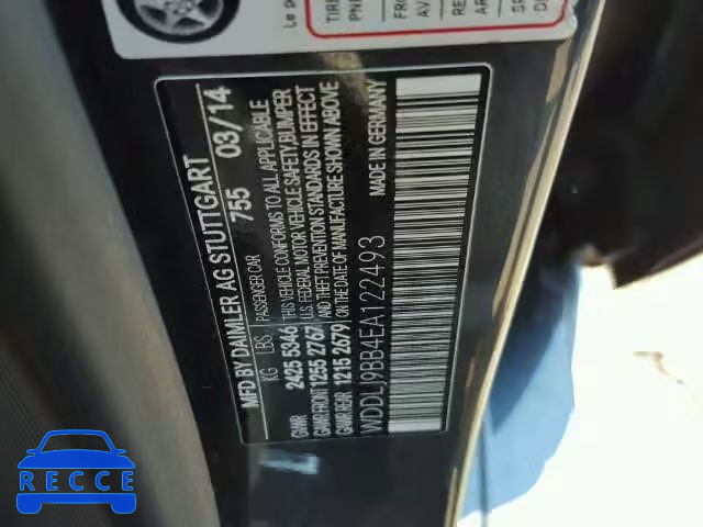 2014 MERCEDES-BENZ CLS550 4MA WDDLJ9BB4EA122493 зображення 9