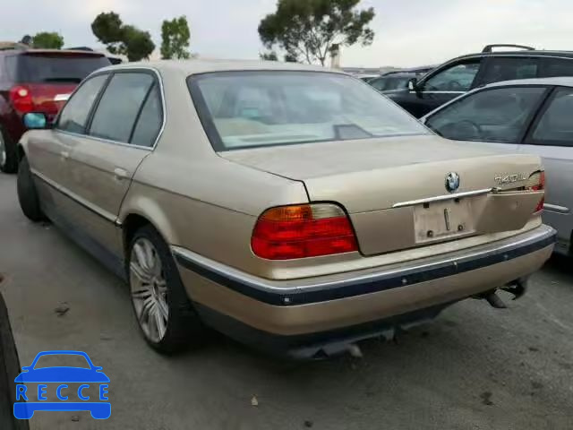 1999 BMW 740IL WBAGH8332XDP04339 image 2