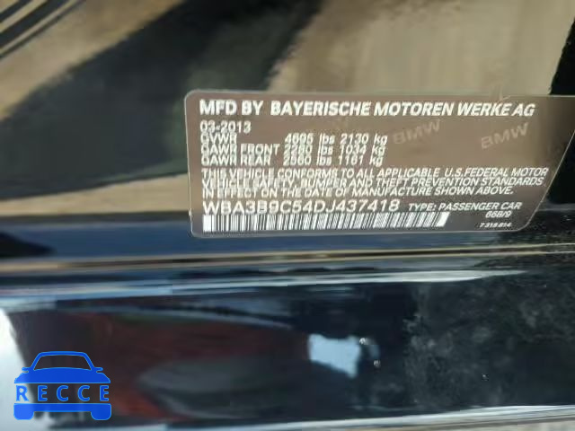 2013 BMW 335XI WBA3B9C54DJ437418 Bild 9