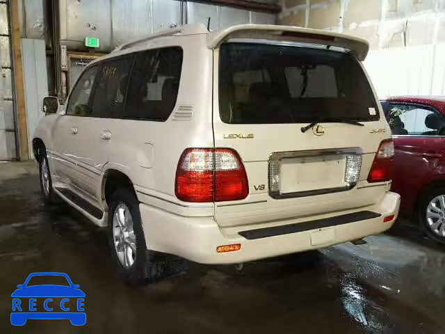 2003 LEXUS LX 470 JTJHT00W733523949 image 2