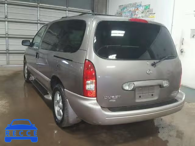 2001 NISSAN QUEST SE 4N2ZN16T01D825706 image 2