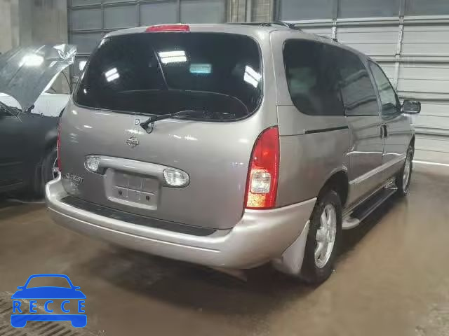 2001 NISSAN QUEST SE 4N2ZN16T01D825706 image 3