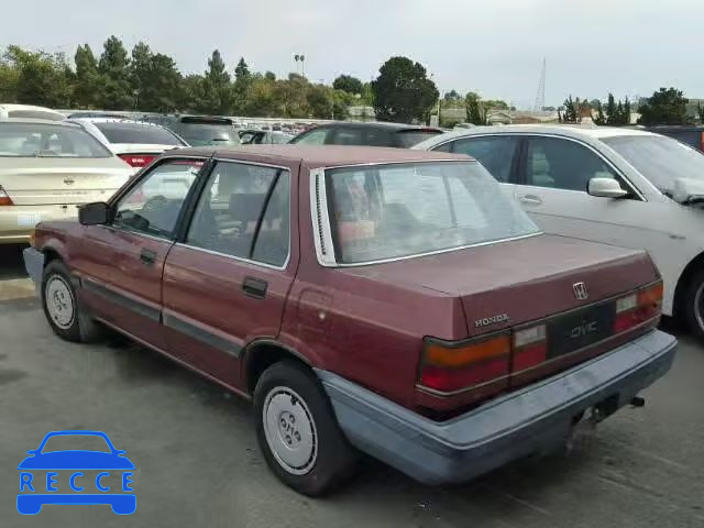 1987 HONDA CIVIC 1.5 JHMEC4538HS015920 зображення 2