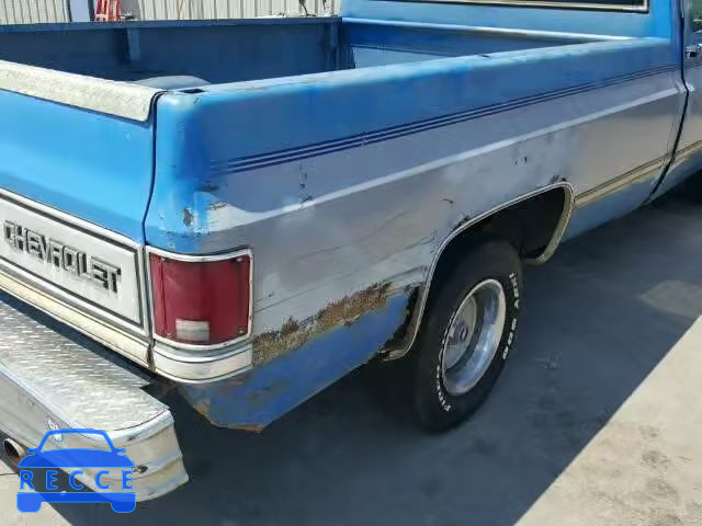 1985 CHEVROLET C10 2GCDC14H7F1218769 зображення 9