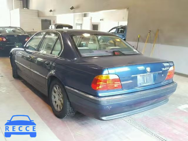 2000 BMW 740I AUTOMATIC WBAGG8347YDN79626 зображення 2