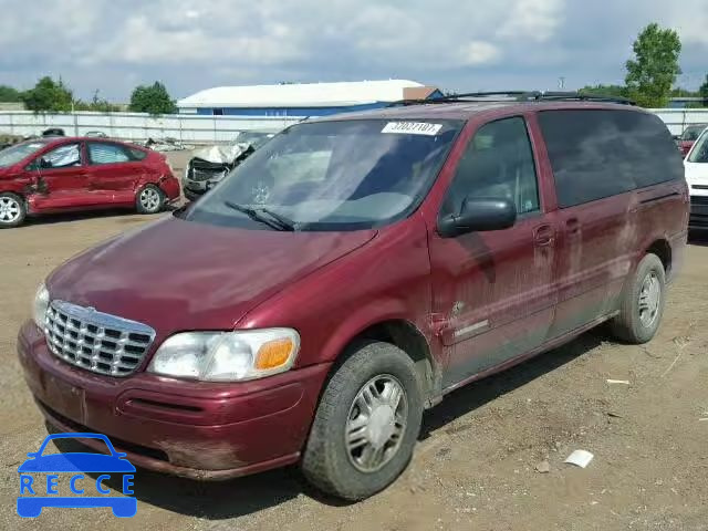 2000 CHEVROLET VENTURE LU 1GNDX13E1YD343549 image 1