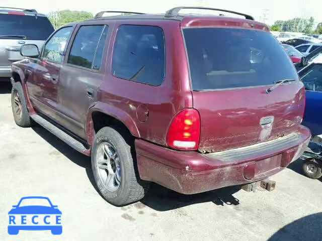 2002 DODGE DURANGO R/ 1B4HS78Z32F161416 Bild 2