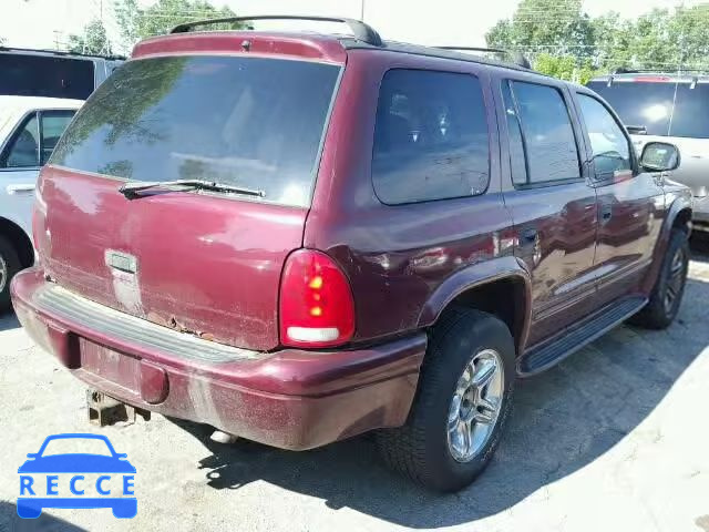 2002 DODGE DURANGO R/ 1B4HS78Z32F161416 Bild 3