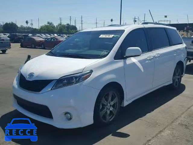 2017 TOYOTA SIENNA SE 5TDXZ3DC9HS805384 зображення 1