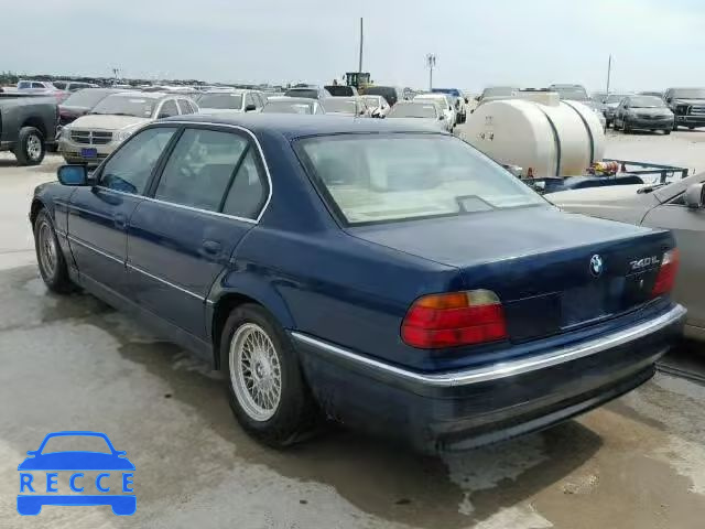 1998 BMW 740IL WBAGJ8324WDM23704 зображення 2