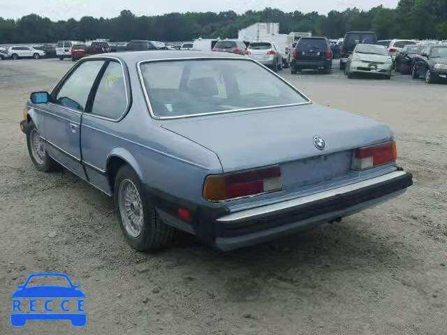 1984 BMW 633CSI AUT WBAEB8406E6997161 зображення 2