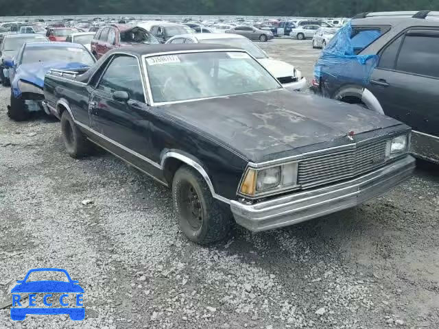 1981 CHEVROLET EL CAMINO 1GCCW80H3BD444436 image 0