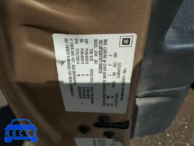 1999 CHEVROLET CAVALIER L 1G1JF5247X7188610 image 9