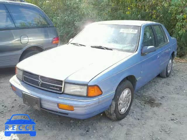 1992 DODGE SPIRIT 1B3XA46K8NF177154 зображення 1