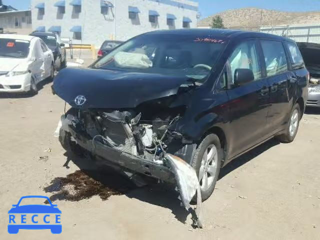 2011 TOYOTA SIENNA 5TDZK3DC6BS127861 image 1